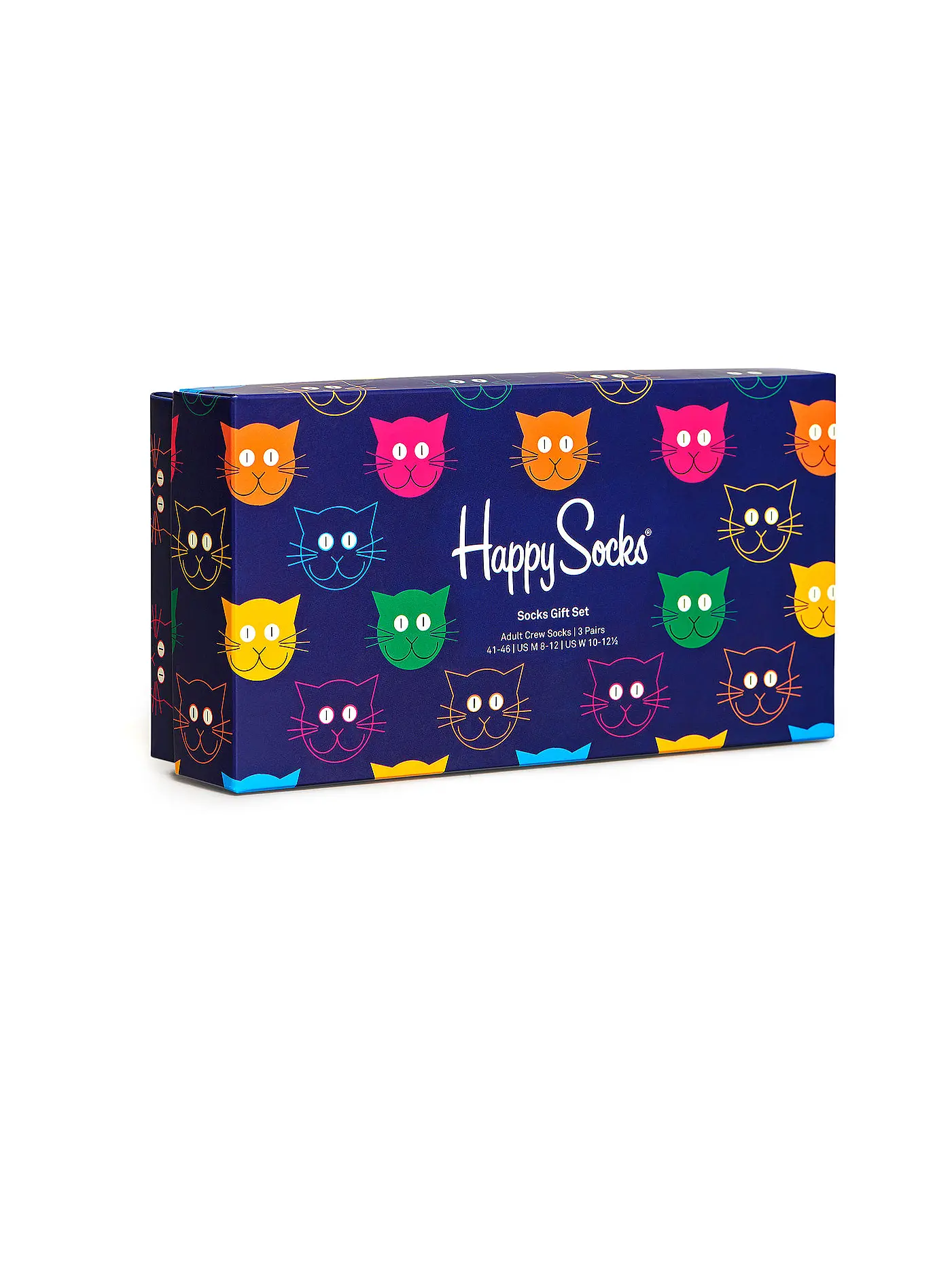 HAPPY SOCKS | Herren Geschenkbox Socken MIXED CATS 3er Pkg. 41-46 navy | 